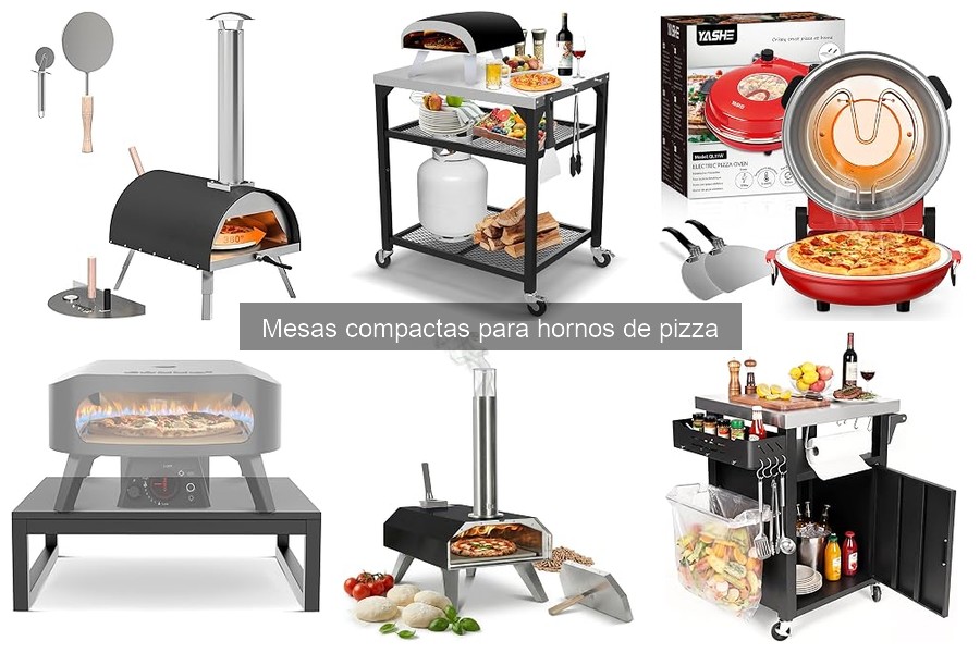 Errores comunes al usar mesas compactas para hornos de pizza