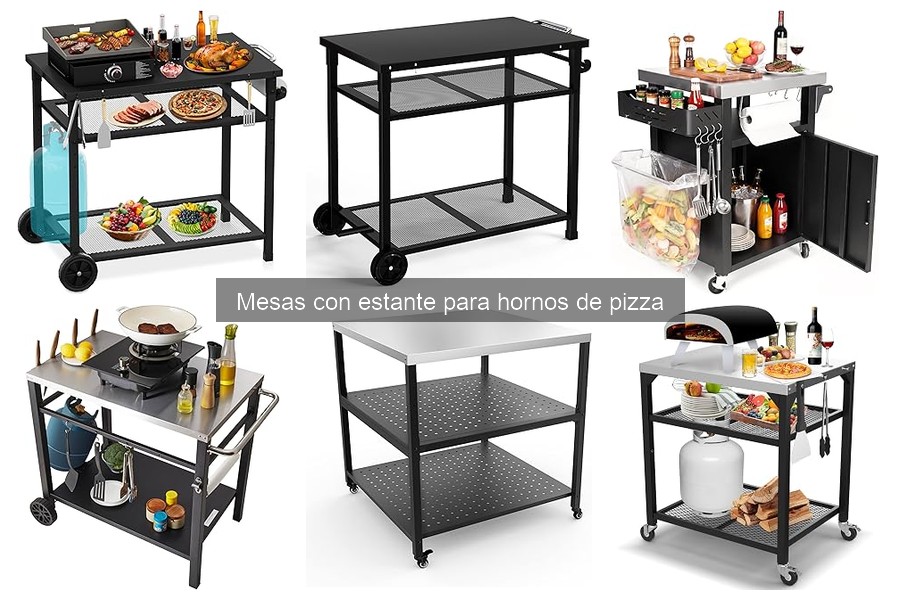 Errores comunes al usar mesas con estante para hornos de pizza