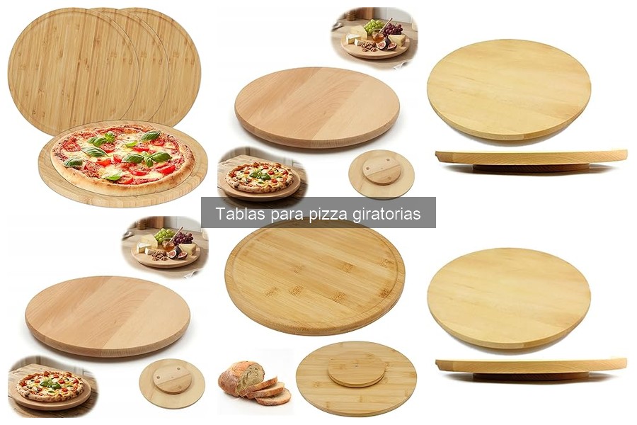Errores comunes al usar tablas giratorias para pizza