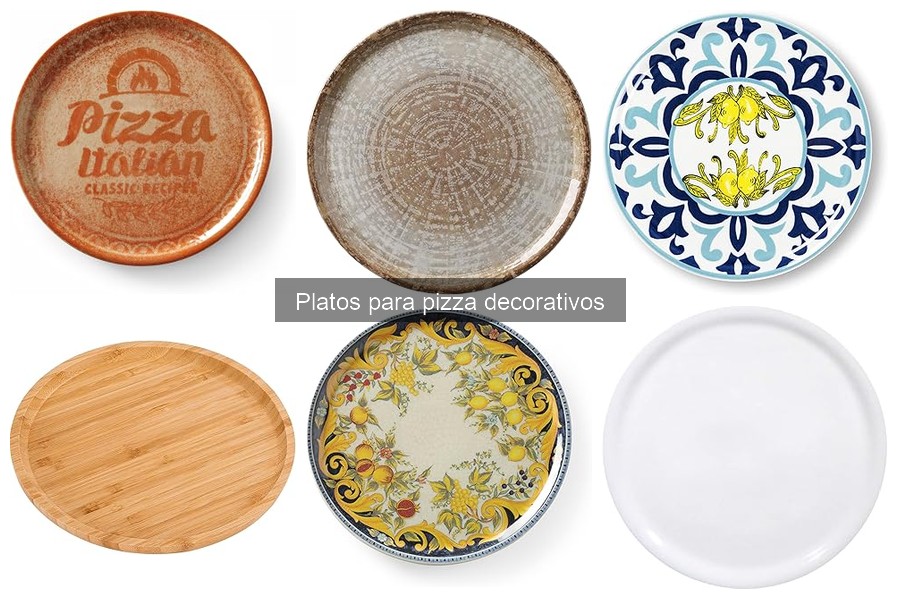 Errores comunes con platos decorativos para pizza
