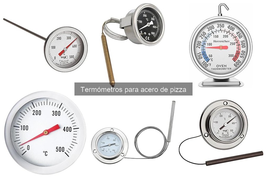 Errores comunes con termómetros para acero de pizza