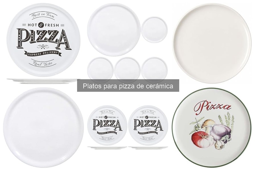 Estilos y Diseños de Platos de Cerámica para Pizza