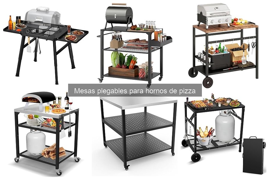 Guía de compra de mesas plegables para hornos de pizza