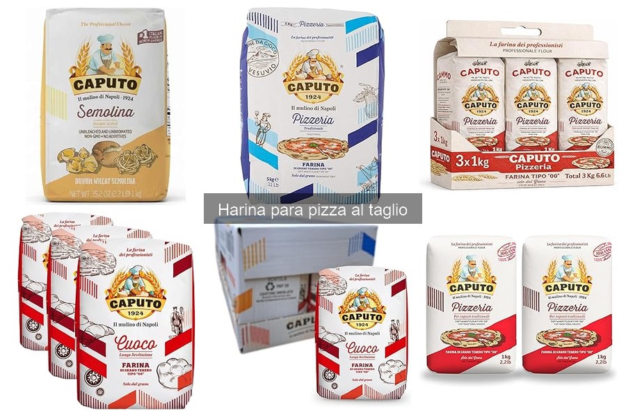 Harina para pizza al taglio sin gluten: mejores opciones