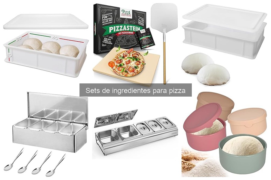 Ideas deliciosas para preparar pizzas con sets de ingredientes