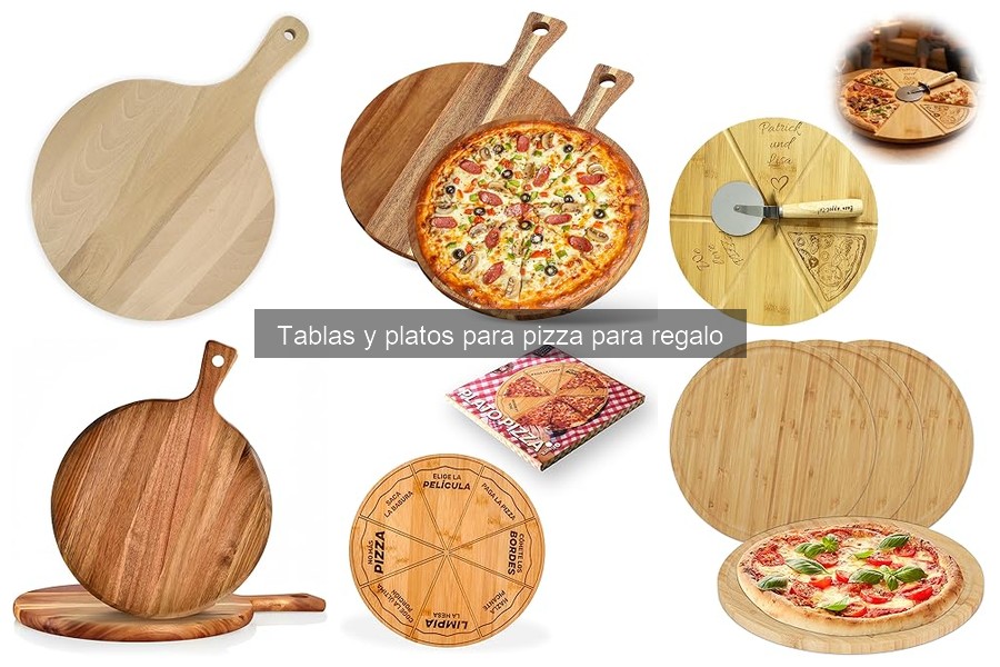 Ideas originales de regalos con tablas y platos para pizza