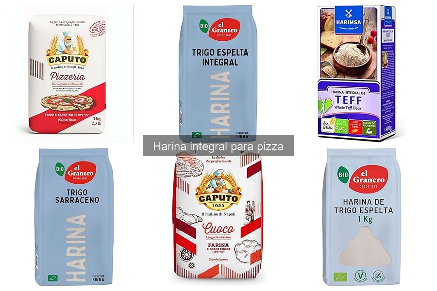 Ingredientes ideales para masa de pizza integral