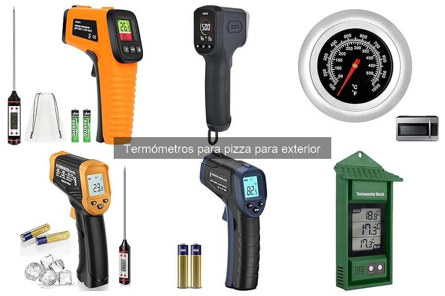 Mantenimiento y cuidado de termómetros para pizza