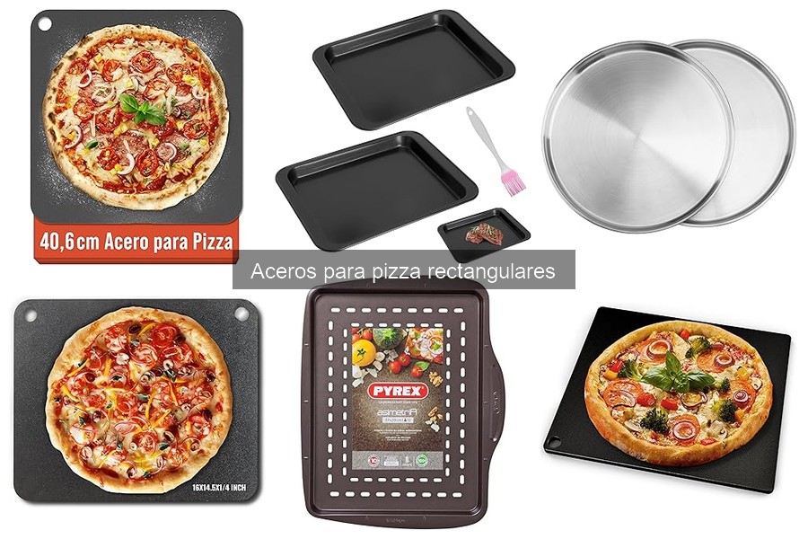 Mantenimiento y limpieza de aceros para pizza rectangulares