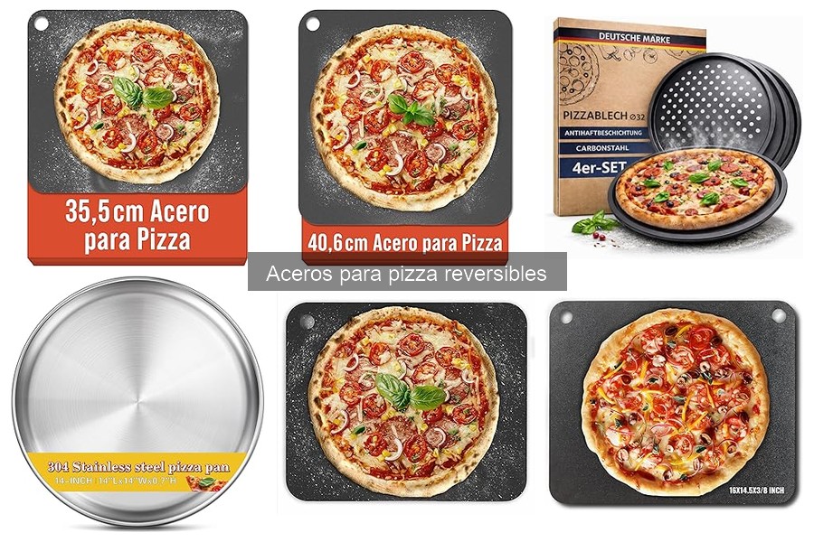 Mantenimiento y limpieza de aceros para pizza reversibles