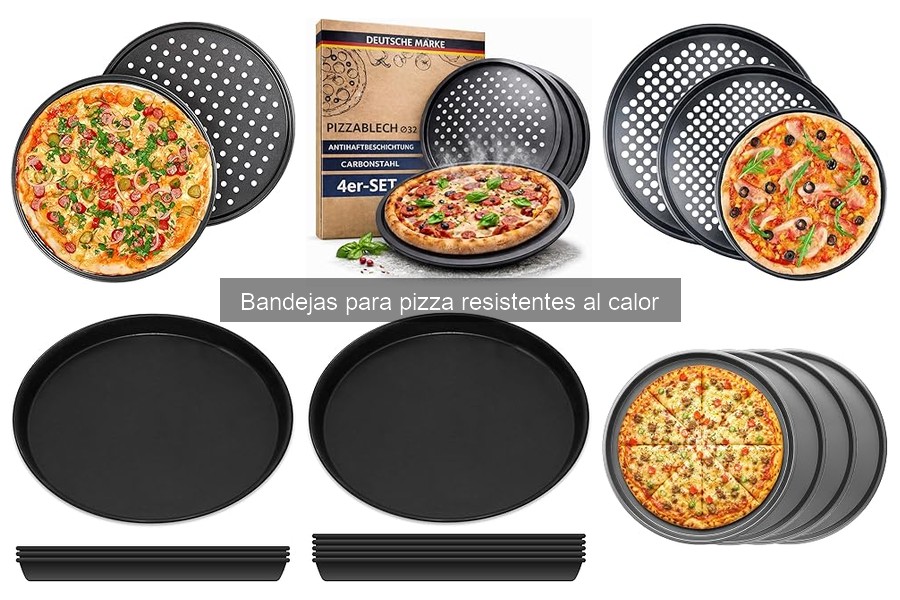 Mantenimiento y limpieza de bandejas para pizza resistentes al calor