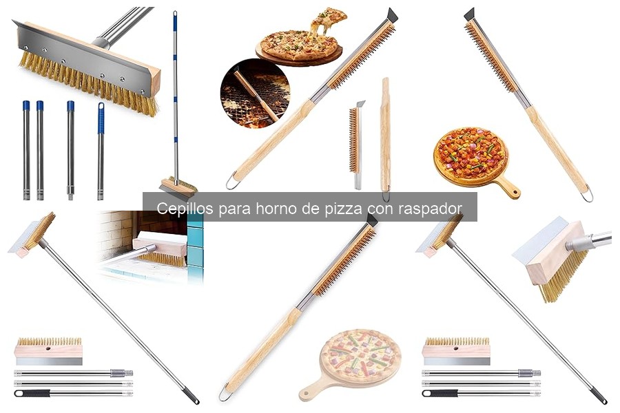 Mantenimiento y limpieza de cepillos para horno de pizza
