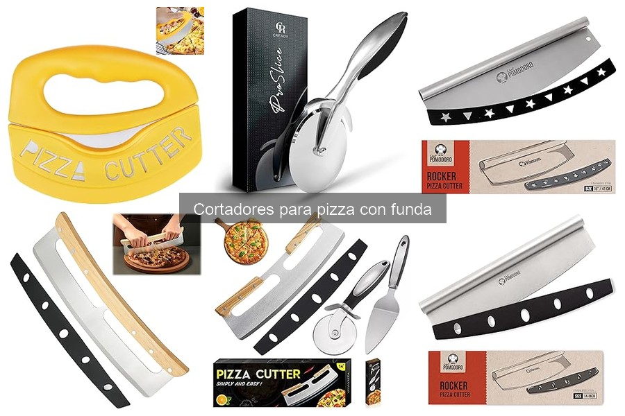 Mantenimiento y limpieza de cortadores de pizza con funda