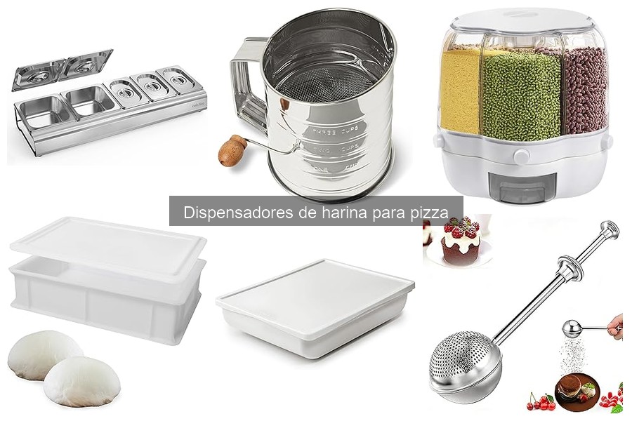 Mantenimiento y limpieza de dispensadores de harina de pizza