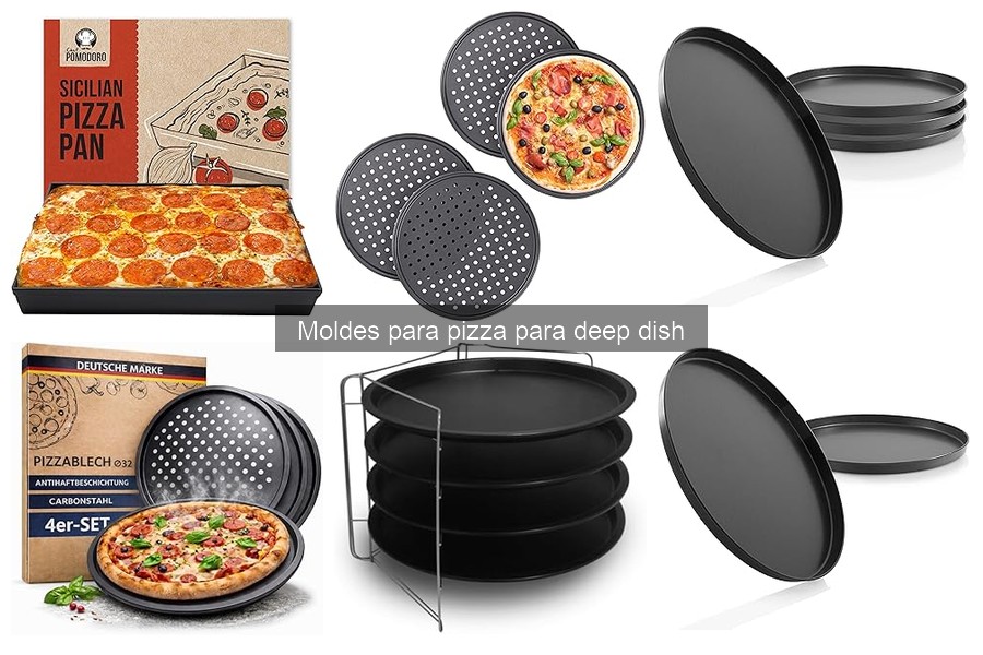 Mantenimiento y limpieza de moldes para pizza deep dish