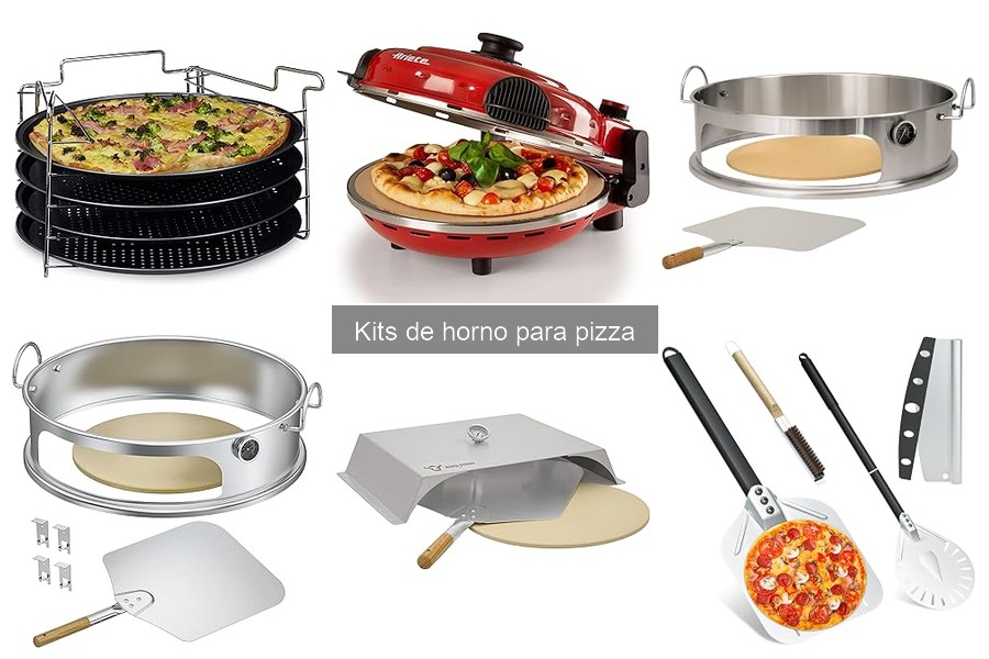 Materiales esenciales en kits de horno para pizza