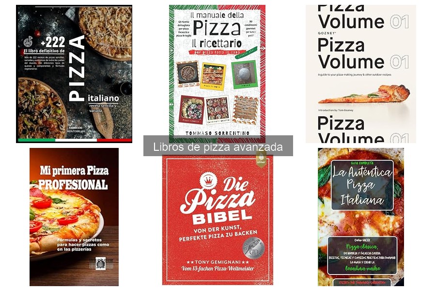 Mejora tu técnica pizzera con libros de pizza avanzada