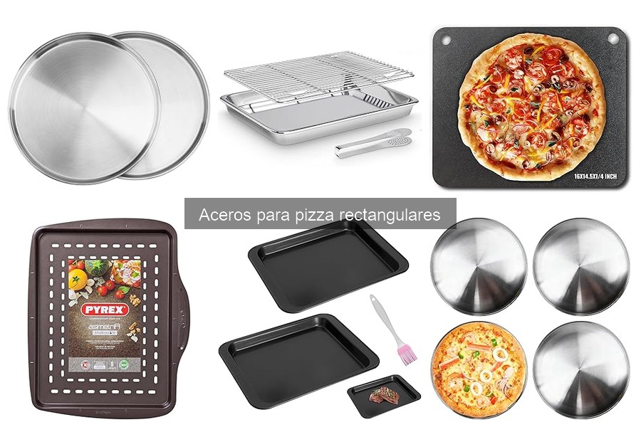 Mejores aceros para pizza rectangulares del mercado