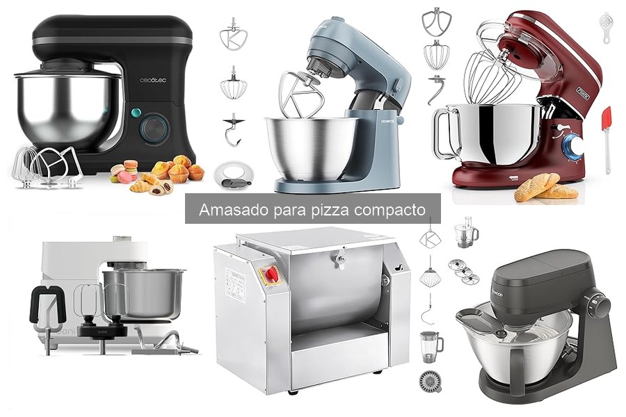 Mejores amasadores compactos para hacer pizza en casa