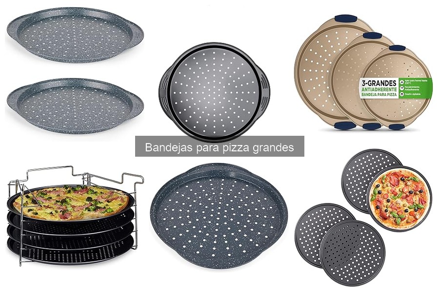 Mejores bandejas grandes para horno de leña