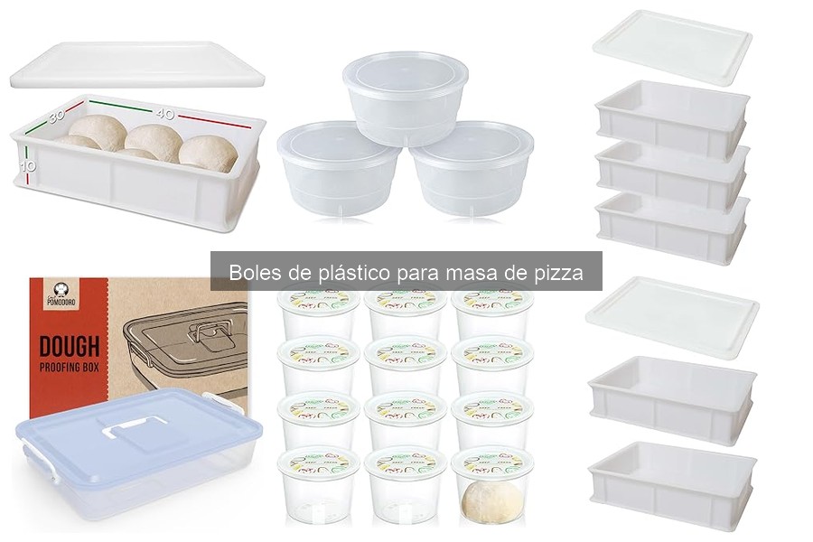 Mejores boles de plástico para masa de pizza del mercado