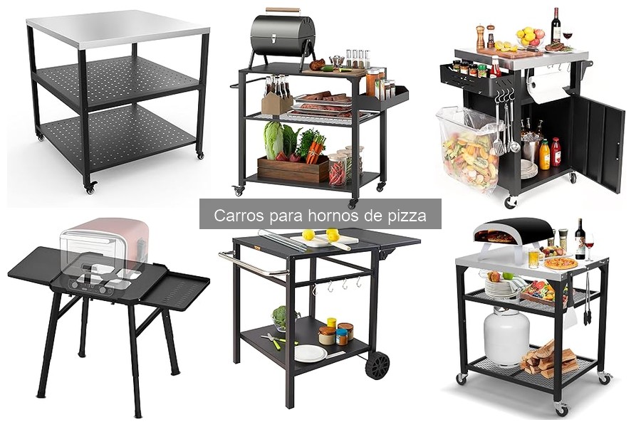 Mejores carros para hornos de pizza en casa 2023