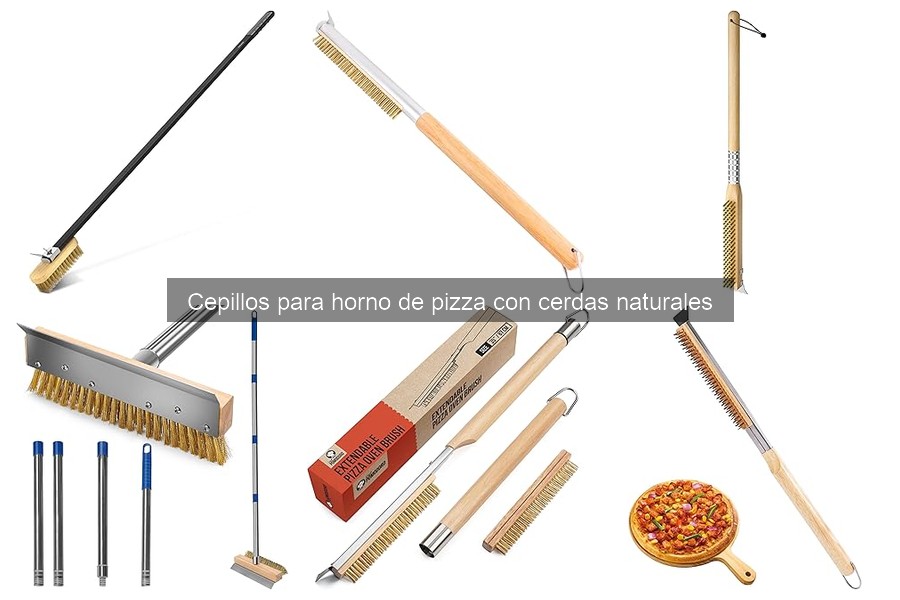 Mejores cepillos para horno de pizza con cerdas naturales