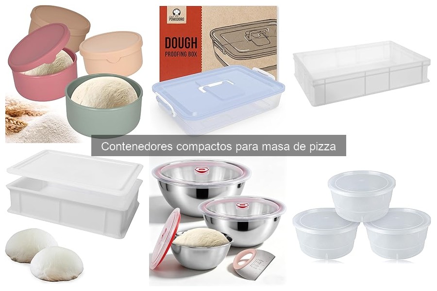 Mejores contenedores compactos para masa de pizza en 2023