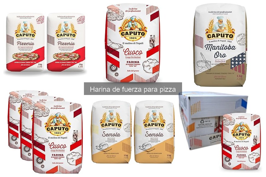 Mejores harinas de fuerza para hacer pizza en casa