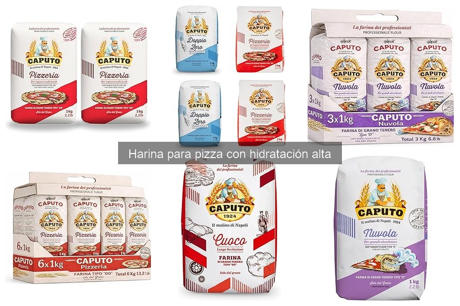 ** Mejores harinas para pizza de alta hidratación: comparativa 2023