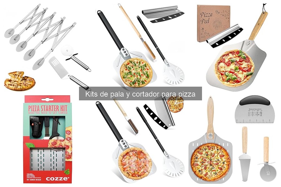 Mejores kits de pala y cortador para pizza en casa