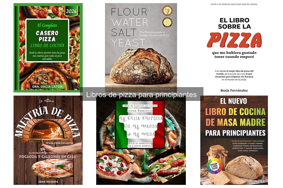 Mejores libros de pizza para principiantes en casa