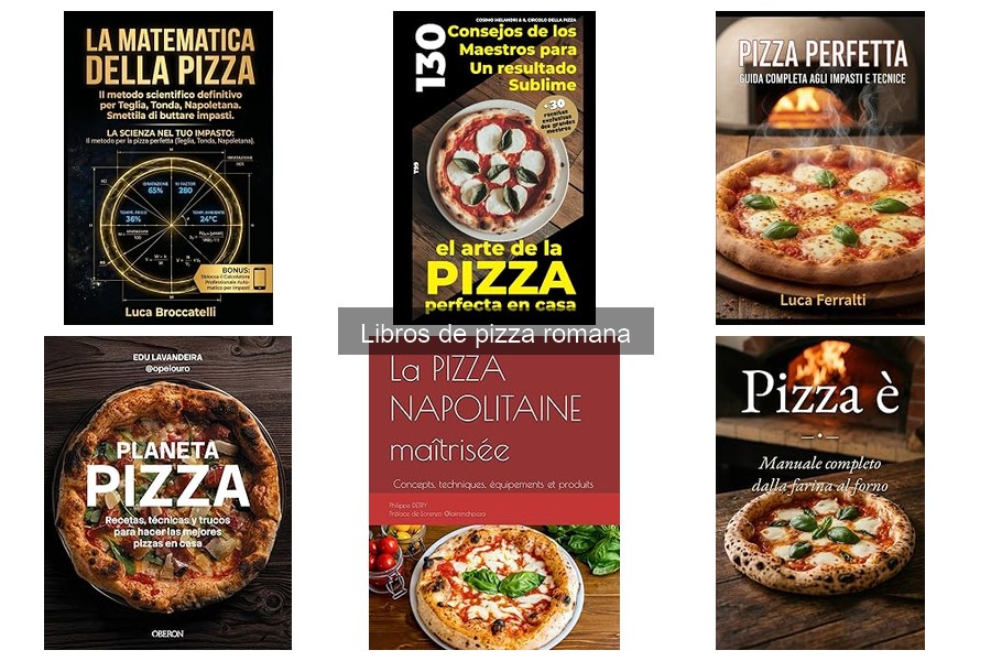 Mejores libros de recetas de pizza romana para hacer en casa