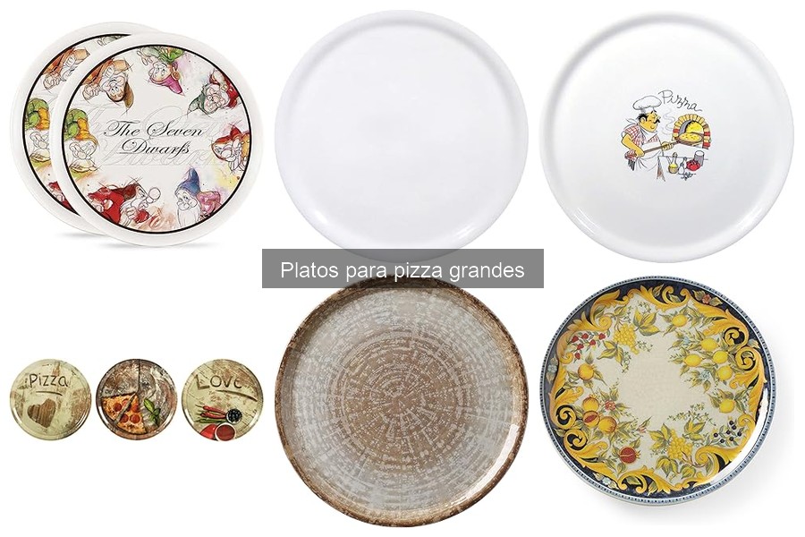 Mejores lugares para comprar platos grandes para pizza online