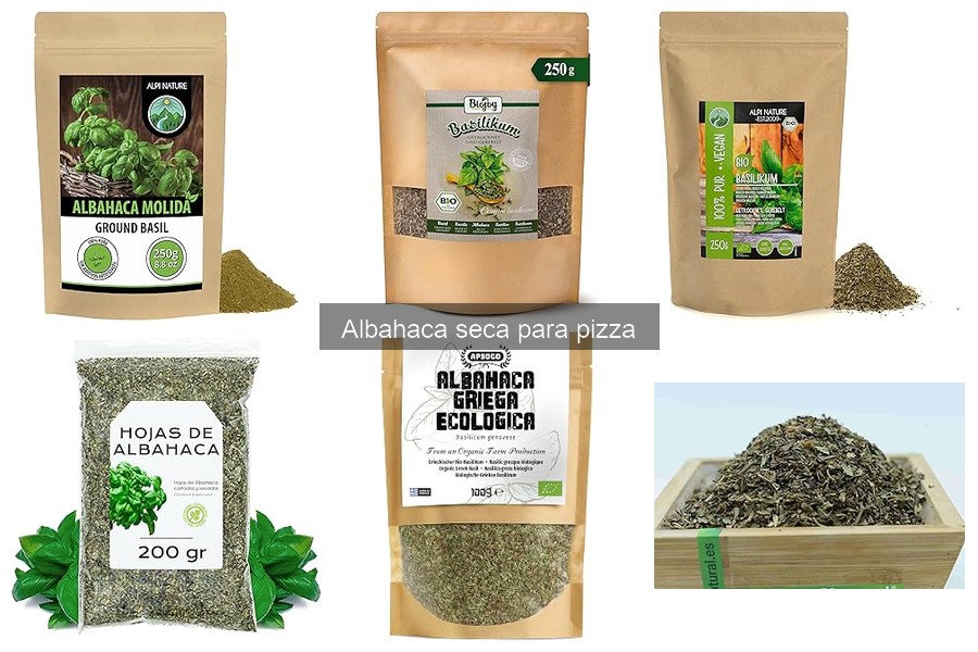 Mejores marcas de albahaca seca para pizzas comparativa