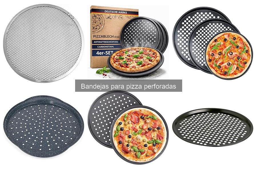Mejores marcas de bandejas para pizza perforadas: opiniones