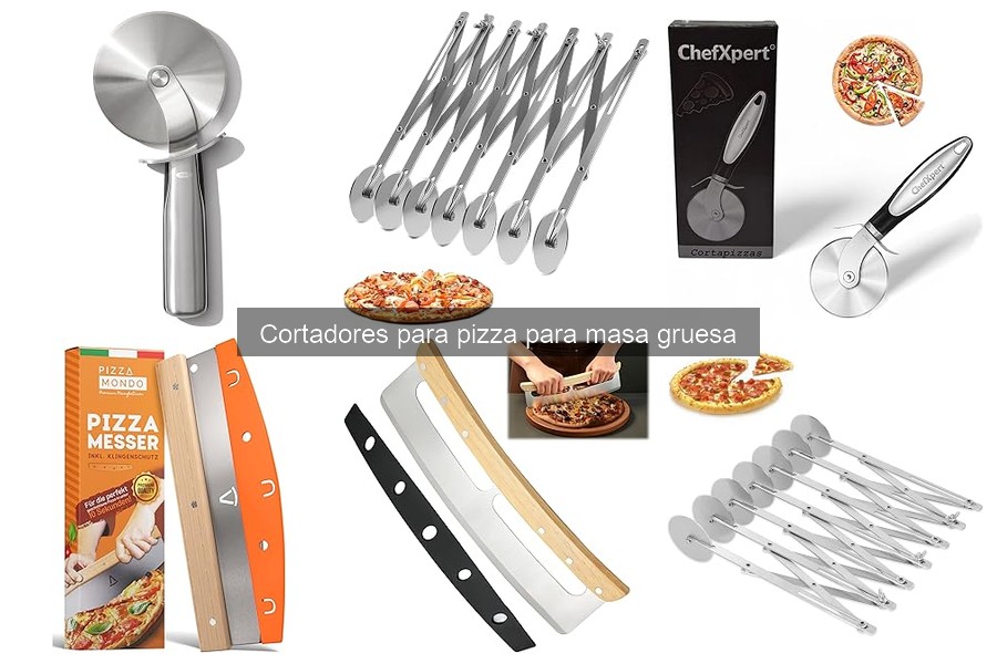 Mejores marcas de cortadores para pizza de masa gruesa