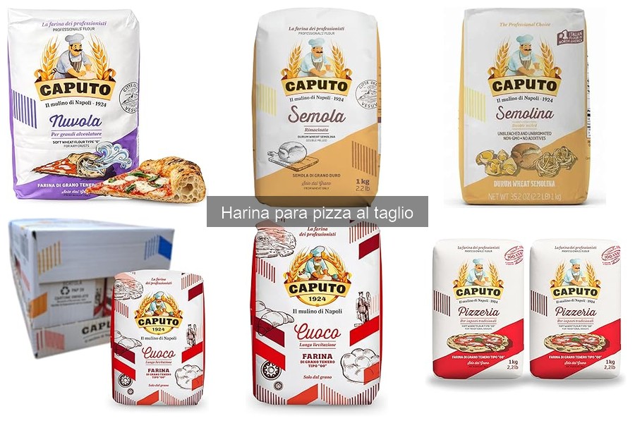 Mejores marcas de harina para pizza al taglio