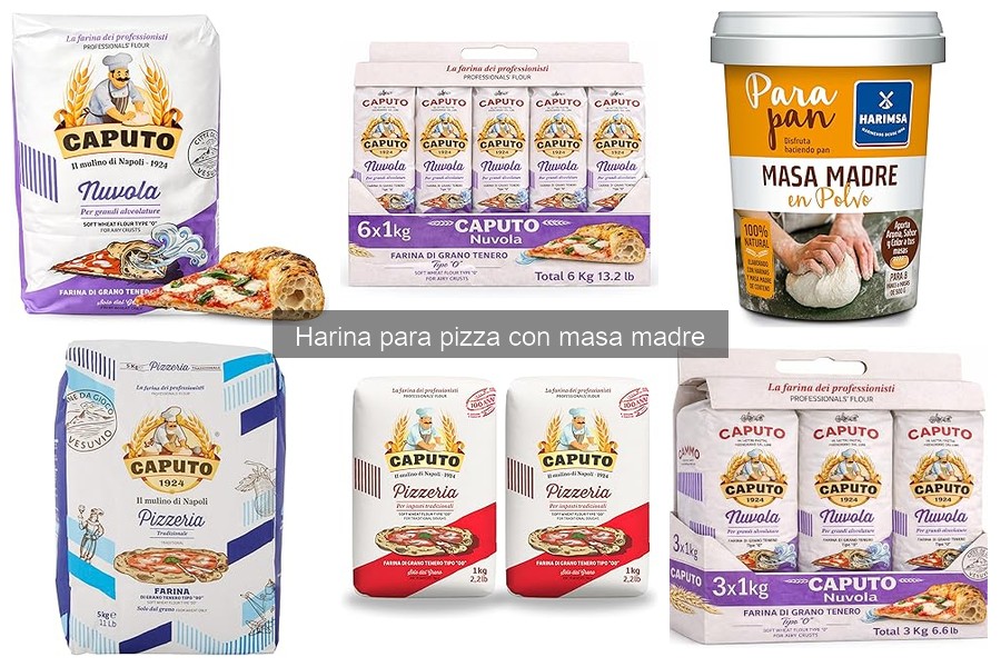 Mejores marcas de harina para pizza con masa madre