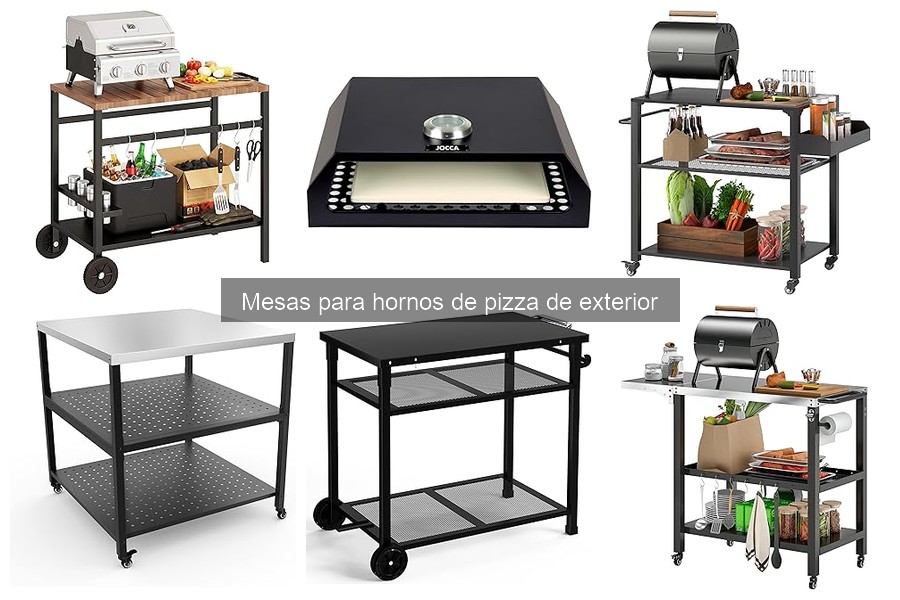 Mejores marcas de mesas para hornos de pizza de exterior