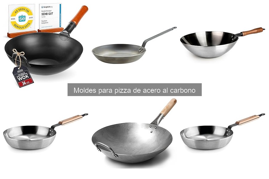 Mejores marcas de moldes para pizza de acero al carbono