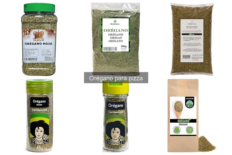 Mejores marcas de orégano para pizza: comparación y calidad