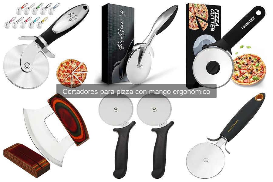 Mejores materiales para cortadores de pizza ergonómicos