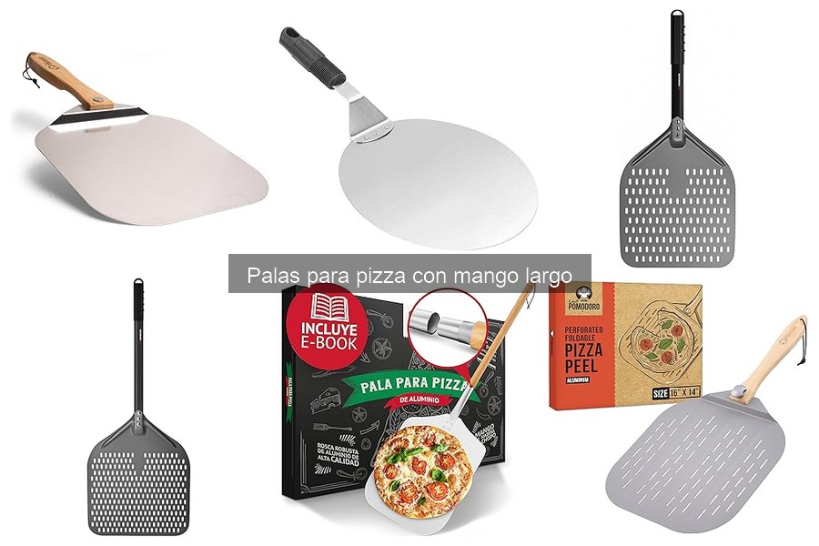 Mejores materiales para palas de pizza con mango largo