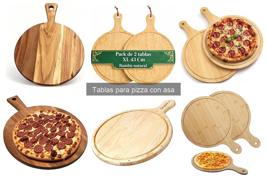 Mejores materiales para tablas de pizza con asa: guía completa