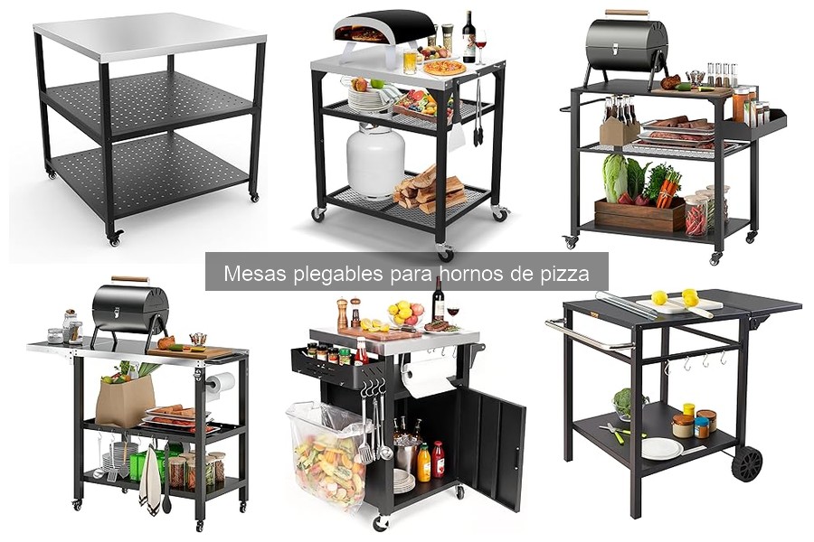 Mejores mesas plegables para hornos de pizza en 2023