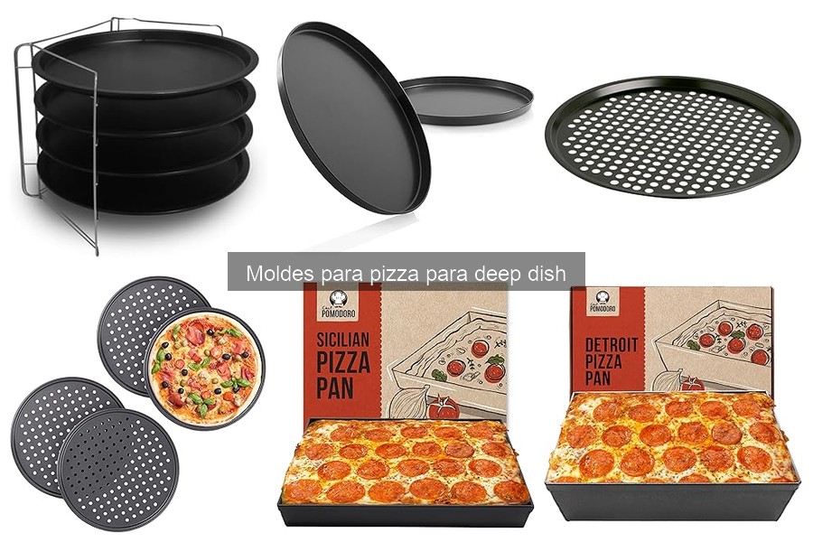 Mejores moldes para hacer pizza deep dish en casa