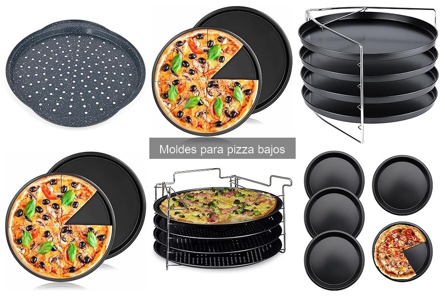 Mejores moldes para pizza bajos en 2023: comparativa y análisis