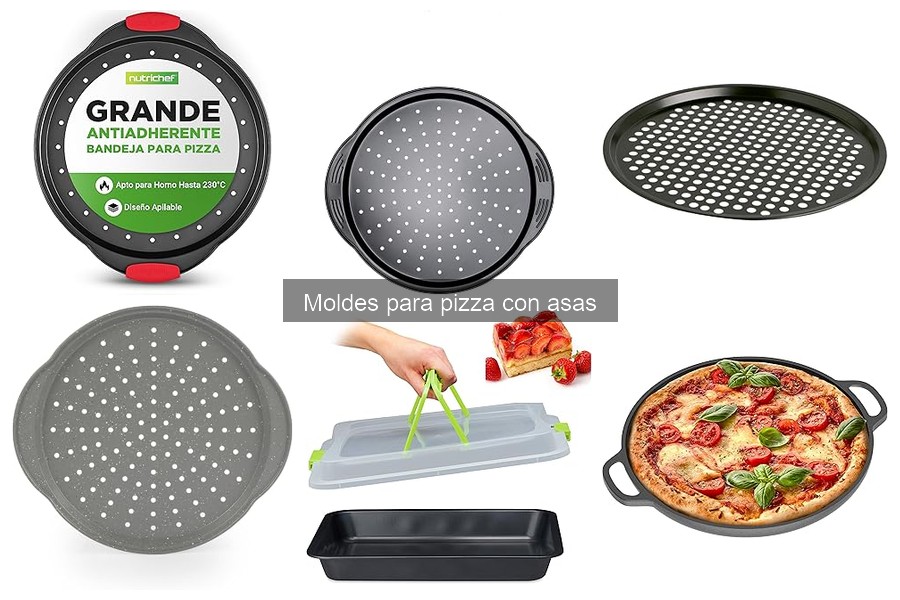 Mejores moldes para pizza con asas en Amazon: comparativa 2023