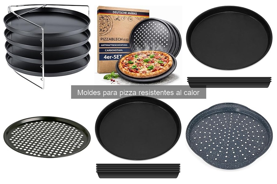 Mejores moldes para pizza resistentes al calor para principiantes